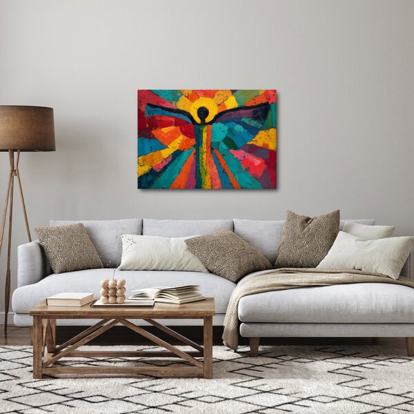 Obraz - Malovaný anděl (70x50 cm)