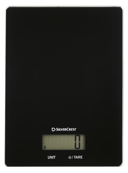 Silvercrest® Digitální kuchyňská váha (černá) (100397684001)