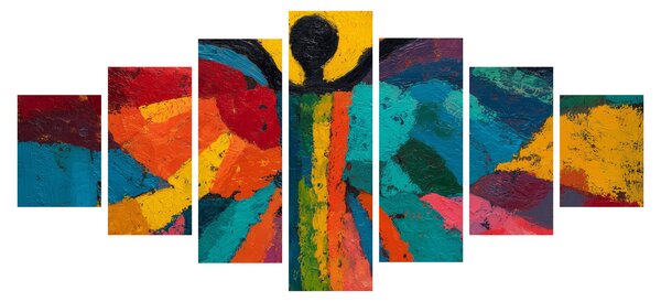 Obraz - Malovaný anděl (210x100 cm)