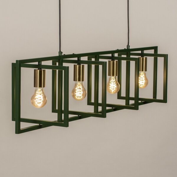 Závěsné zelené svítidlo nad stůl Boston Loft Green 110 (LMD)