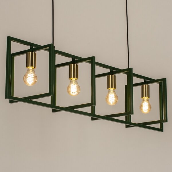Závěsné zelené svítidlo nad stůl Boston Loft Green 110 (LMD)