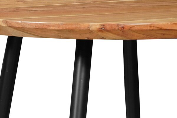 JÍDELNÍ STŮL, akácie, černá, barvy akácie, 80/80/76 cm Stylife - Jídelní stoly