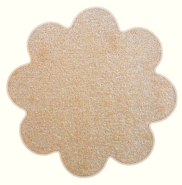 Vopi koberce Kusový koberec Eton béžový květina - 120x120 kytka cm