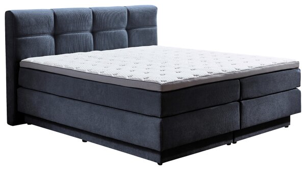 POSTEL BOXSPRING, 180/200 cm, modrá Esposa - Postele s úložným prostorem