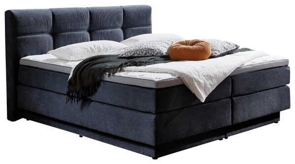 POSTEL BOXSPRING, 180/200 cm, modrá Esposa - Postele s úložným prostorem