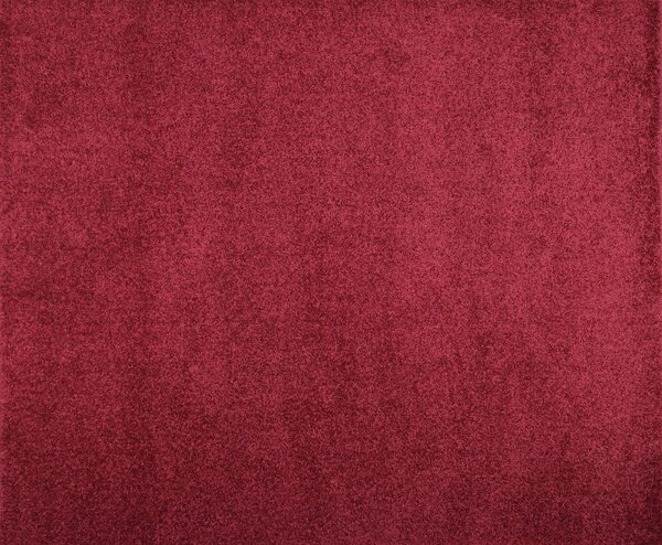 Vopi koberce Metrážový koberec Eton vínově červený - neúčtujeme odřezky z role! - Kruh s obšitím cm