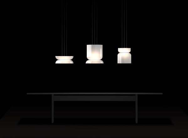 Pablo Totem DB, moderní závěsné svítidlo se svícením dolů/nahoru, 18W LED 2700-2200K DTW, Ø43,2x34,25cm