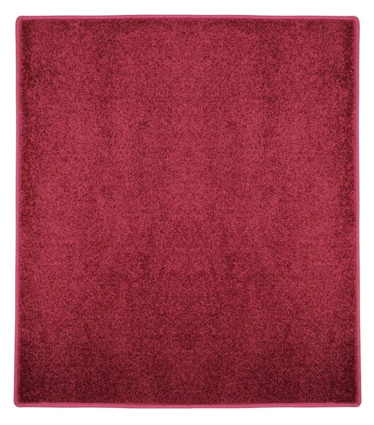 Vopi koberce Kusový koberec Eton vínově červený čtverec - 200x200 cm