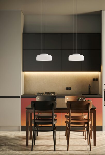 Pablo Totem DB, moderní závěsné svítidlo se svícením dolů/nahoru, 18W LED 2700-2200K DTW, Ø43,2x34,25cm
