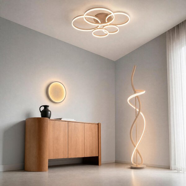 STROPNÍ LED SVÍTIDLO, 40/6,5 cm - Stropní svítidla
