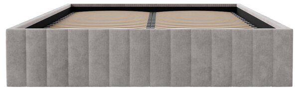 ČALOUNĚNÁ POSTEL, 120/200 cm, světle šedá Boxxx - Postele s úložným prostorem, Online Only