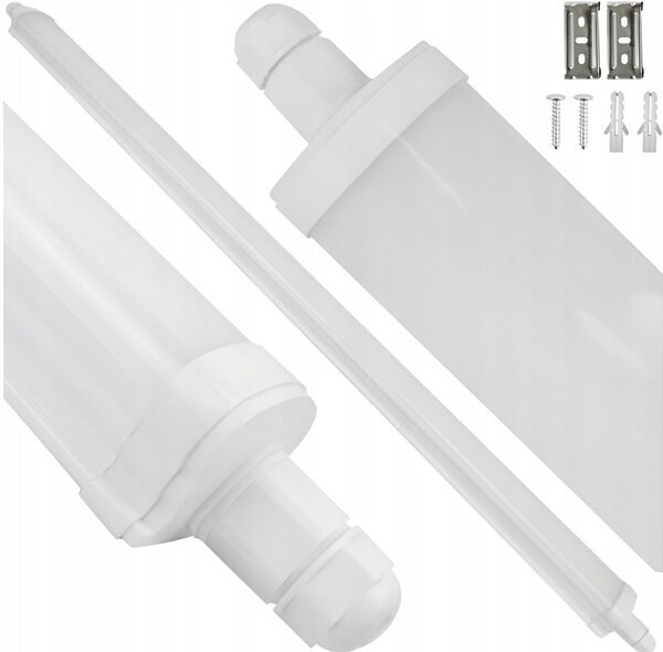 ECOLIGHT Hermetická lineární lampa 120cm - 60W - neutrální bílá