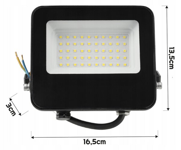 BERGE LED reflektor Heros 30W - IP65 - neutrální bílá
