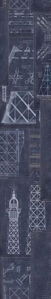 Mind the Gap WP 20219 Grand Eiffel Blue