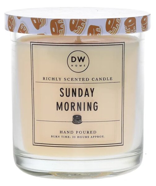 DW HOME Sunday Morning Vonná svíčka ve skle, 258 g