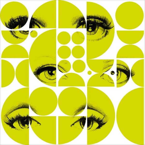 Mind the Gap WP 20085 Eyes and Circles Green