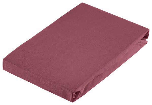 ELASTICKÉ PROSTĚRADLO, žerzej, růžová, 100/220 cm Dieter Knoll - Prostěradla, Online Only