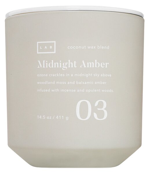 DW HOME Midnight Amber Vonná svíčka ve skle, 411 g