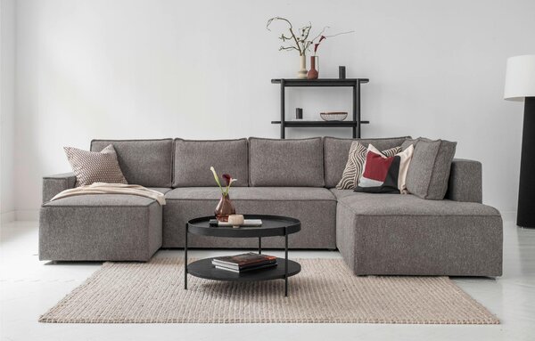 SEDACÍ SOUPRAVA, textil, šedá MID.YOU - Sedací soupravy, Online Only