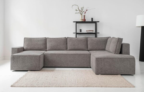 SEDACÍ SOUPRAVA, textil, šedá MID.YOU - Sedací soupravy, Online Only