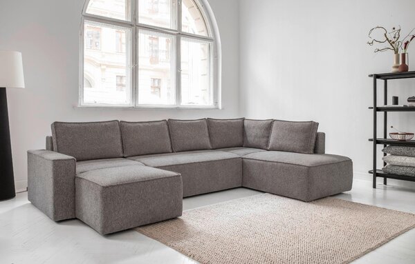 SEDACÍ SOUPRAVA, textil, šedá MID.YOU - Sedací soupravy, Online Only