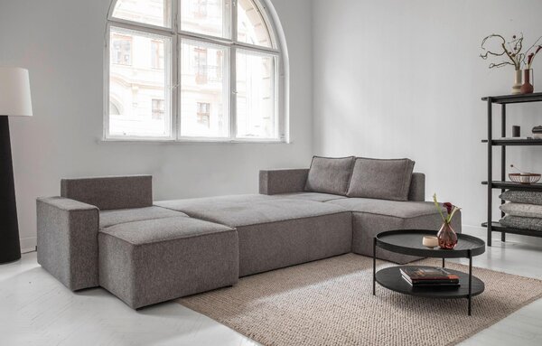 SEDACÍ SOUPRAVA, textil, šedá MID.YOU - Sedací soupravy, Online Only