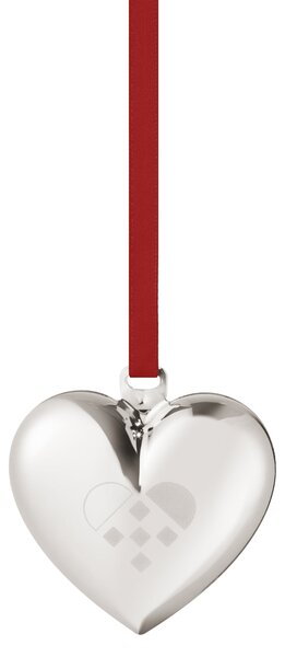 Vánoční ozdoba Heart Palladium 2025