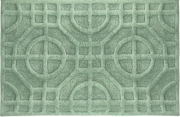 Kleine Wolke Mosaic koupelnová podložka 90x60 cm obdélníkový zelená 9167685519