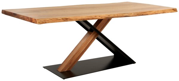 JÍDELNÍ STŮL, akácie, černá, barvy akácie, 200/100/76 cm Linea Natura