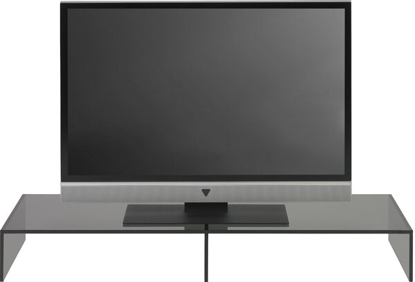 TV NÁSTAVEC, sklo, šedá Xora - TV příslušenství