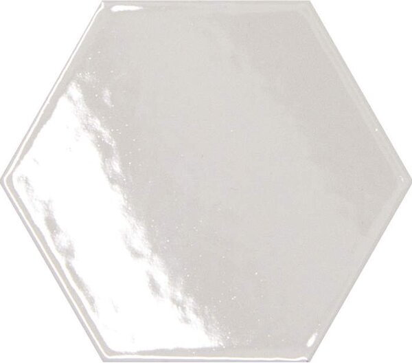 Dlažba/obklad Matiére Hexa-style white glossy