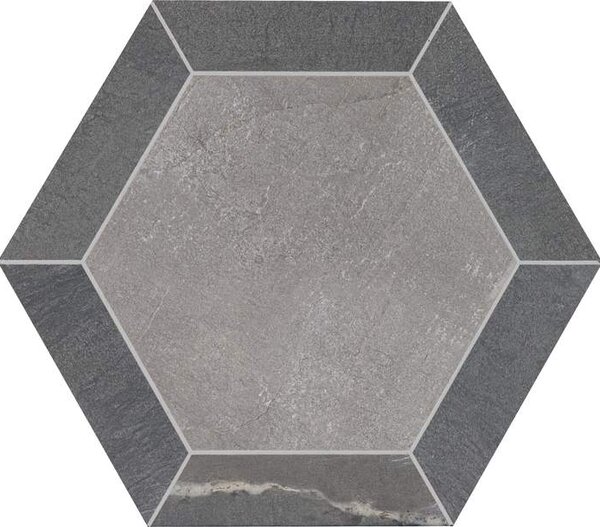 Stone One Esagono 60 x 60 Silver