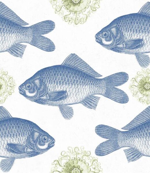 Mind the Gap WP 20009 Fish Blue