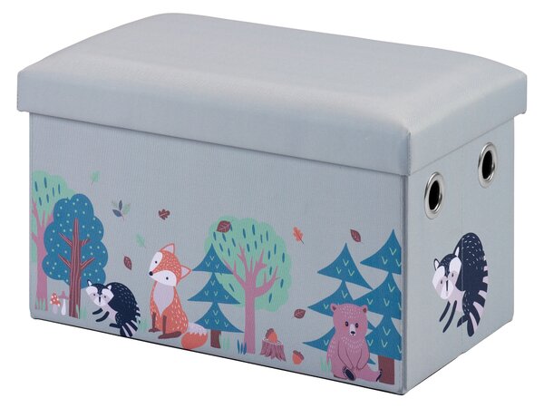 Livarno® Lavice s úložným prostorem, 50x 30 x 30 cm (světle modrá) (100393728001)