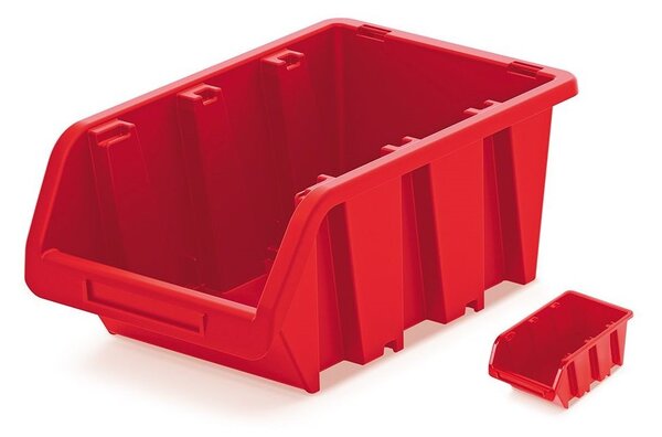 Kovový regál Economy 180x90x40 5 polic - pozinkovaný + úložné boxy TRUCK 29x20x15 cm