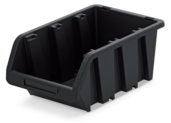 Kovový regál Economy 180x90x40 5 polic - pozinkovaný + úložné boxy TRUCK 29x20x15 cm