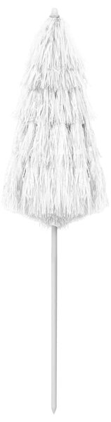 Plážový slunečník Hawaii bílý 180 cm