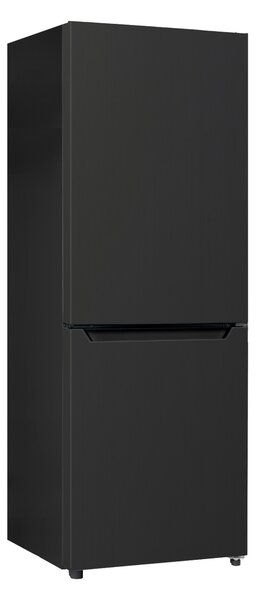 Respekta Kombinovaná chladnička s mrazákem, užitný objem 262 l (Šířka: 47,4 cm, Blacksteel) (100406543003)