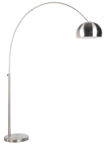 White Label Stříbrná stojací lampa WLL BOW 190 - 205 cm