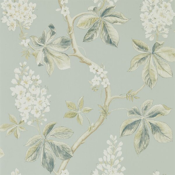 Sanderson Tapeta Chestnut Tree, kolekce Woodland Walk tapet Sanderson: Lemon/Lettuce