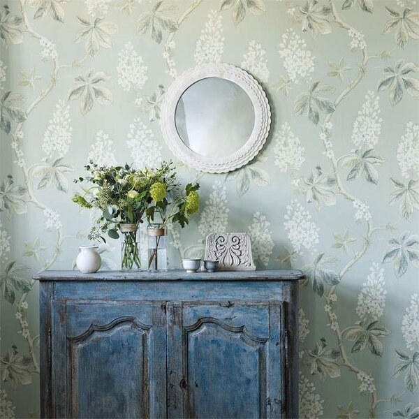 Sanderson Tapeta Chestnut Tree, kolekce Woodland Walk tapet Sanderson: Lemon/Lettuce