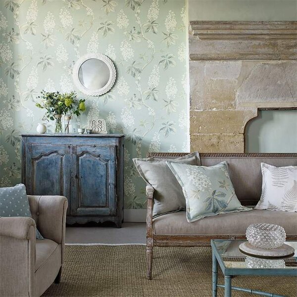 Sanderson Tapeta Chestnut Tree, kolekce Woodland Walk tapet Sanderson: Lemon/Lettuce