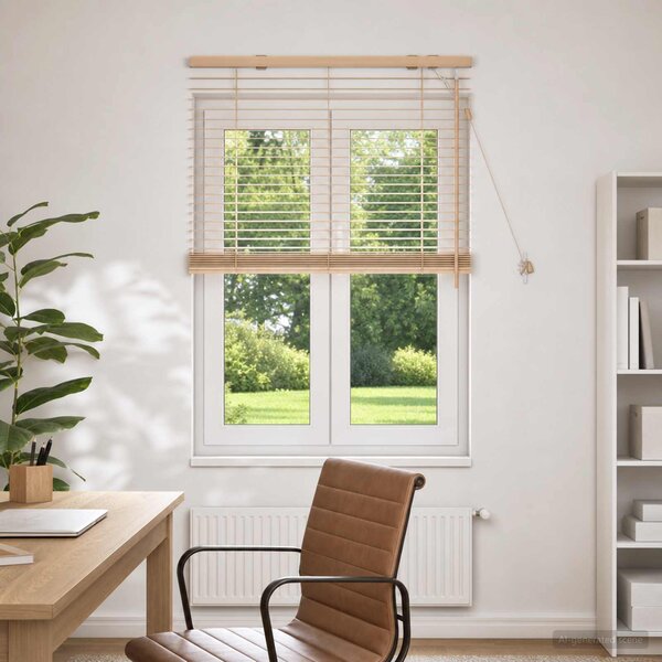 Venet školní žaluzie Vzhled dubu 75 x 130 cm 35 mm
