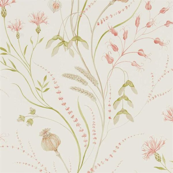 Sanderson Summer Harvest Claret/Olive 216495