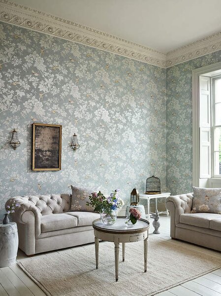 Sanderson Chiswick Grove - Silver 216388