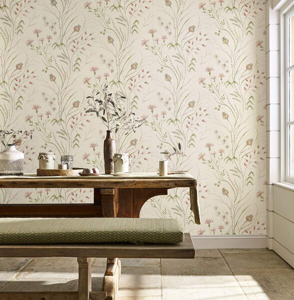 Sanderson Summer Harvest Silver/Chalk 216498