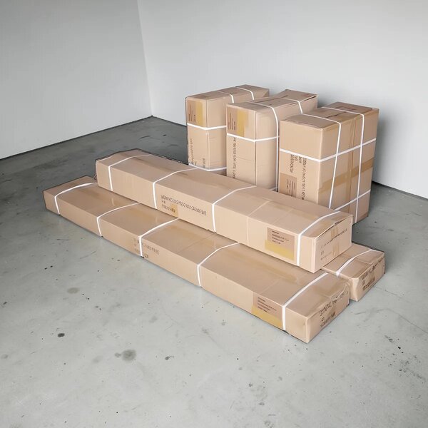 Párty stan 5x8 m PREMIUM - ohnivzdorný barva Modro-bílá