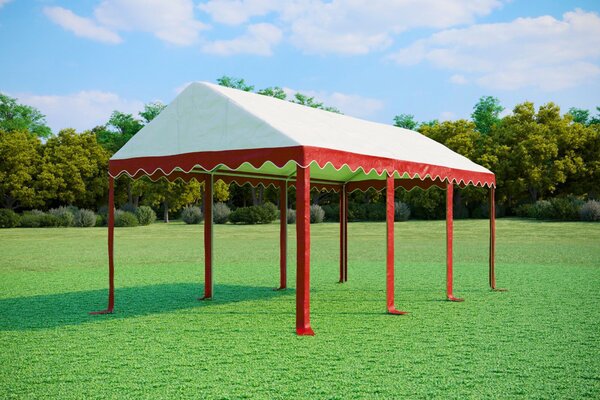 Párty stan 3x6 m STANDARD - ohnivzdorný barva Bílá