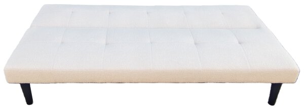Rozkládací pohovka BestBerg BBSB-10LB / prémiová plyš / béžová