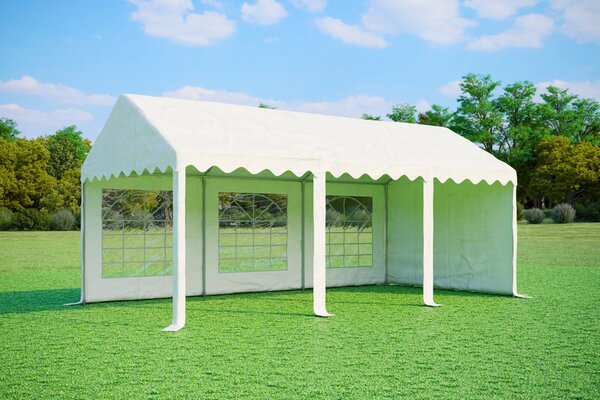 Párty stan 3x6 m STANDARD - ohnivzdorný barva Bílá